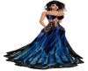 Blue Flames Gown