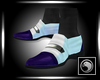 [8Q]White & Purple Shoes