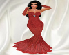 LadyK Beaded Crimson