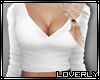 [Lo] white sweater top