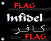 *S* Infidel Flag / Pole