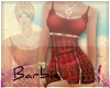 Ivette Red/Gold Dress PF