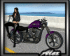 ~A~   Purple  Motorcycle