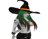 witch hair green black