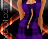 [x] Purple Tartan Dress