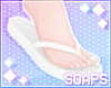 +Flip Flops White