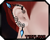 [F] Sapphire Elf Earring