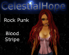 Blood Stripe Rock Punk F