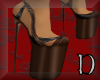 chocolate brown heels