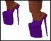 Latex Heels Purple