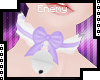 EN> Purple Bow Collar