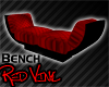 Red Vinyl Bench