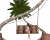 Beach Patio Set w Palm