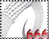 (666) demon white
