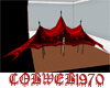 red silk gypsy tent