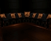 Brown wooden Couch 