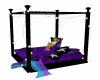 Purple/Teal Sparkle bed