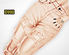 ! Tan Ripped Jeans