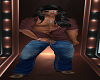 Open Jean Shirt Brown