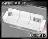 (L: Simple White Couch