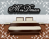 (MJD)BROWN/CREAM BED