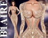 B1l DLN Taupe Gold Gown