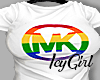 MK Pride T Shirt White