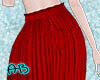 [AB]Red Pleated Skirt