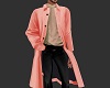 !S! Pink Dress Coat