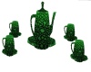 Green Celtic Tea set