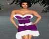 Santa Purple X-Mas Dress