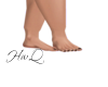 flatt feet black toes