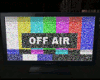 OFF AIR TV grungy dirty