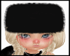 KIDS BLACK FURRY HAT