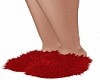 Sexyred fur Slippers