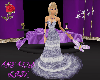 Classic Purple Lace Gown