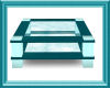 Square Marble Tbl Teal