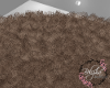 {B} Brown Fur Rug
