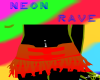 (F)  Neon Rave Skirt