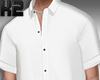 Button Shirt White