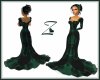 Z Emerald Petal Gown