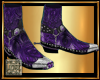 [L] PURPLE Country Boots