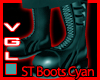 ST Boots Cyan