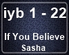 Sasha - If You Believe