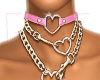 Pink choker Golden