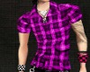 FE pink plaid shirt