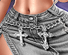 Y2K Cross Skirt