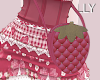 strawberry pink bag