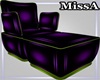 Purple/Lime Lounge Chair