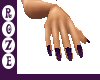 *R*Dk Purple nails/Small